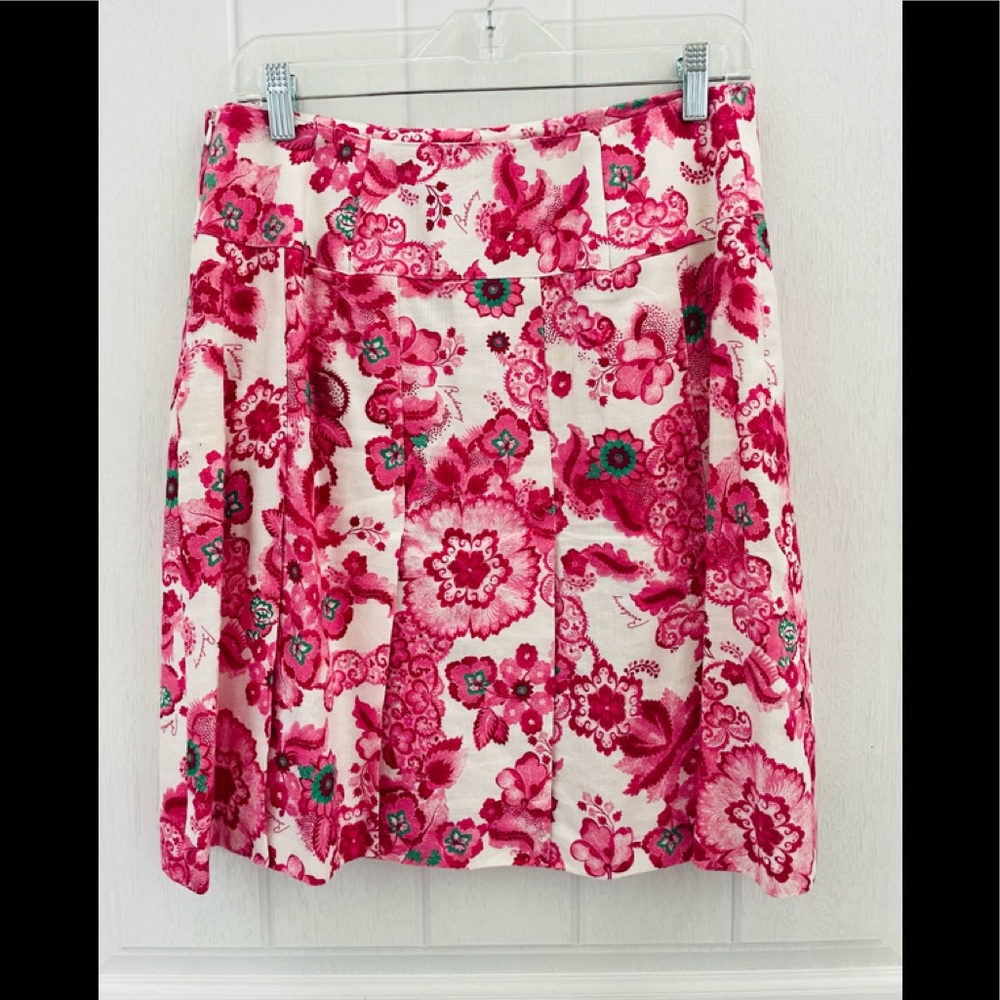 Burberry London linen skirt